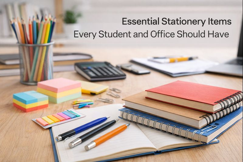 Essential Stationery Items Every Student and Office Should Have