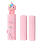 3 Pcs Unicorn Push and Pull Rubber