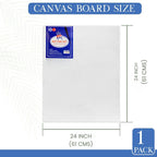 Roy Fine Art Stretched Canvas, 24*24CM | Canvas Board Set | Professional Acrylic Painting