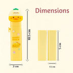 JC 2 pcs Happy Duck Push and Pull Eraser for Kids - Cute Pencil Eraser Set - Electric Eraser - Magic Eraser - Panda Eraser Stationery