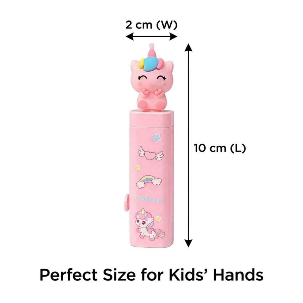 3 Pcs Unicorn Push and Pull Rubber
