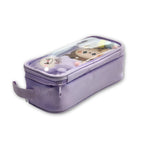 Labubu Purple Pouch - Cute Aesthetic Stationery Organizer for School Girls