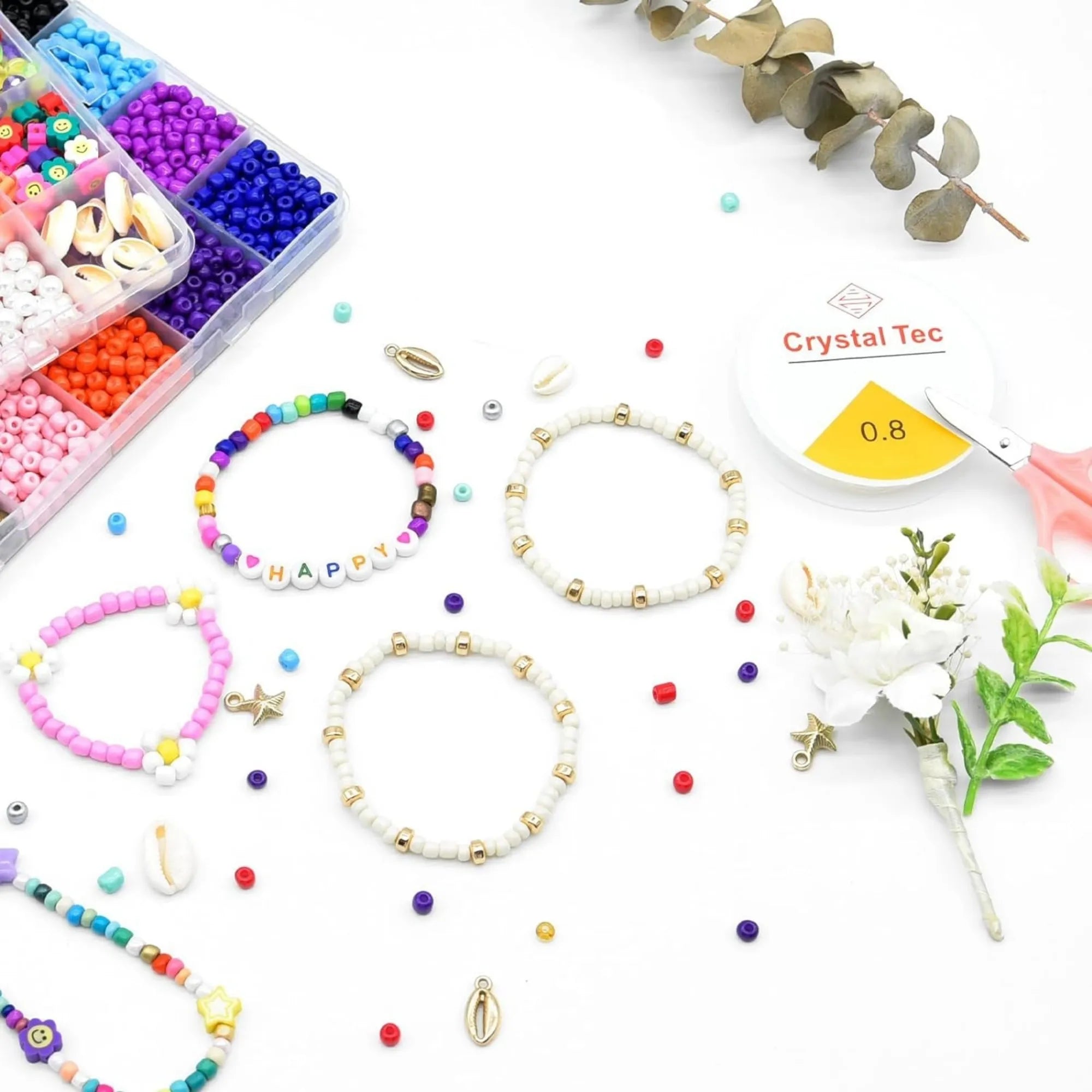 DIY Jewellery Making Kit - Beads, Charms & Tools Set for Girls, Teens & Adults Secondary image